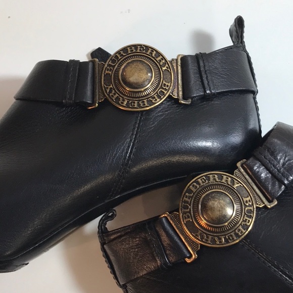 BURBERRY LEATHER WITH BURBERRY METAL LOGO - Picture 3 of 10